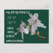 娘の姉妹友人のための誕生日の花の贈り物 ポストカード (正面)