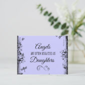 娘の引用文：天使が多い ポストカード (スタンド正面)