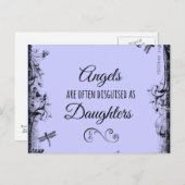 娘の引用文：天使が多い ポストカード (正面/裏面)