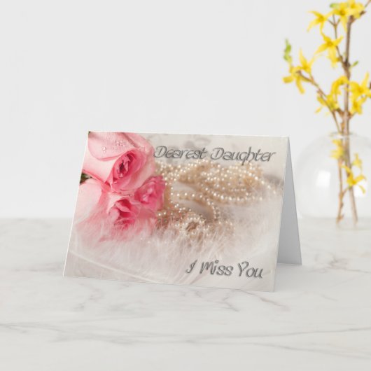 娘の恋しく思為に カード (黄色い花)