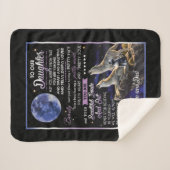 娘の恋人たち |私たちの娘に愛ママとパパ シェルパブランケット (正面(横))