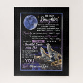 娘の恋人たち |私たちの娘に愛ママとパパ ジグソーパズル (縦)