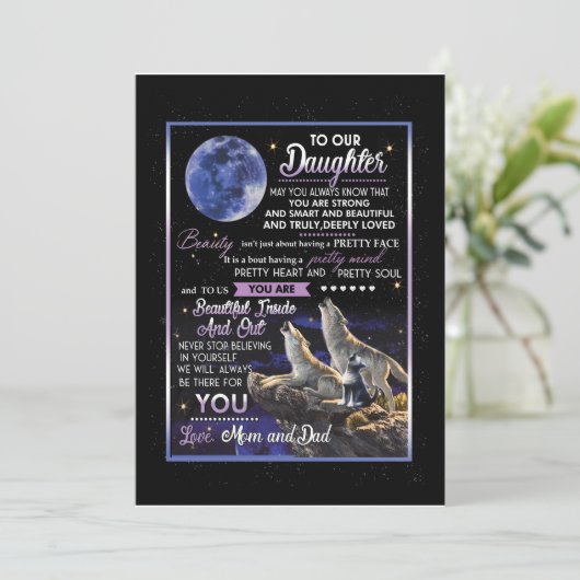 娘の恋人たち |私たちの娘に愛ママとパパ 招待状 (スタンド正面)