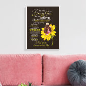 娘の恋人たち |私の娘に母を愛する キャンバスプリント (インサイチュ (リビング))