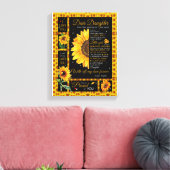 娘の恋人たち |私の娘に母を愛する キャンバスプリント (インサイチュ (リビング))