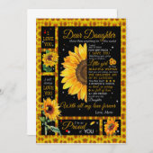 娘の恋人たち |私の娘に母を愛する 招待状 (正面/裏面)