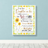 娘の恋人たち |義理親愛の娘へ キャンバスプリント (インサイチュ (ウッドフロア))