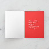 娘の感動的誕生日カード カード (内部)