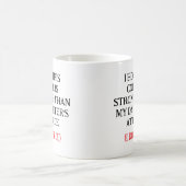 娘の態度よりこのコーヒーが強いことを祈る コーヒーマグカップ (中央)