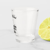 娘の態度よりも強く飲おもしろいむ ショットグラス (右)