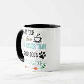 娘の態度 コーヒー、犬のマグカップ、コーヒーマグ マグカップ (正面左)