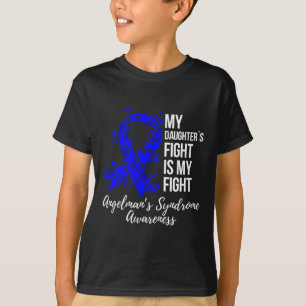娘の戦いはアンジェルマン症候群の戦い Tシャツ