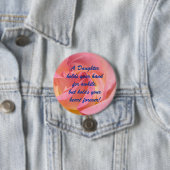 娘の把握はあなたの手のハート永久にボタン上がりました 缶バッジ (インサイチュ)