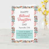 娘の日おめでとう カード (黄色い花)