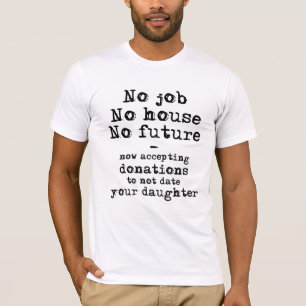 娘の日じゃない ドネーション 冗談Tシャツ ユーモア Tシャツ