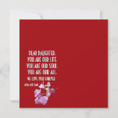 娘の日に贈る花の芸術 (裏面)