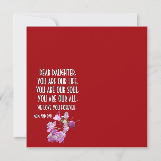 娘の日に贈る花の芸術 (裏面)