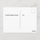 娘の日のポストカード ポストカード (裏面)