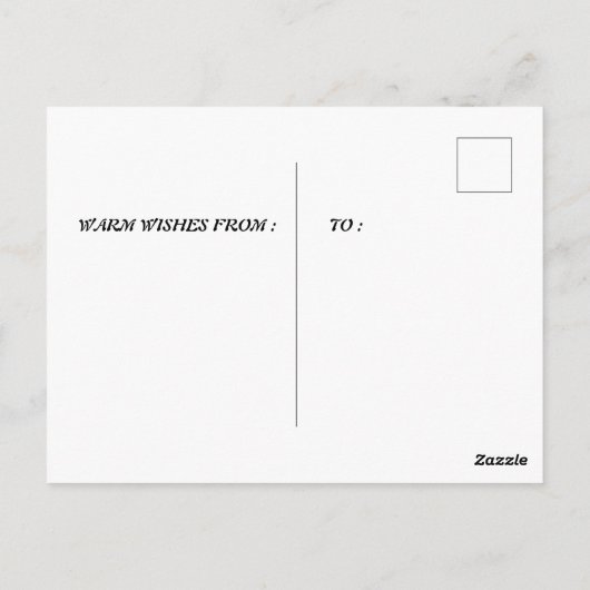 娘の日のポストカード ポストカード (裏面)