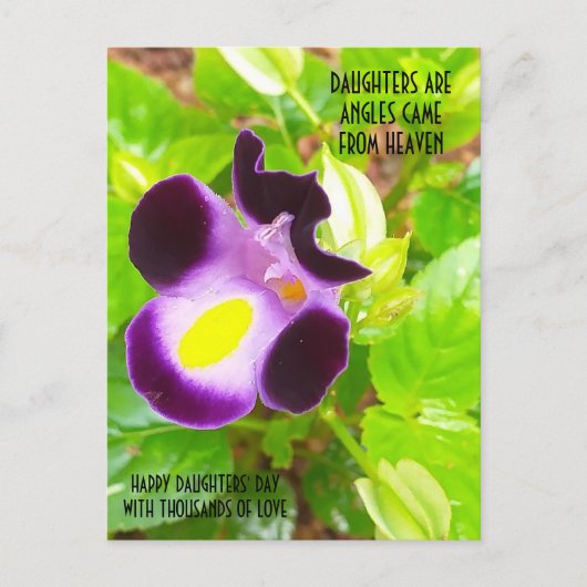 娘の日のポストカード ポストカード (正面)