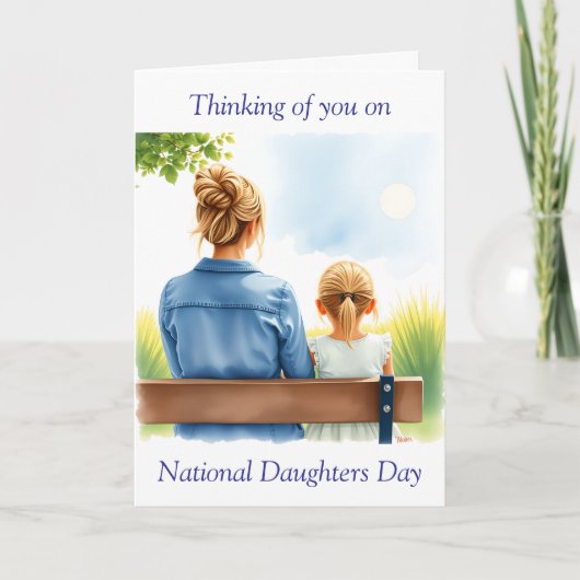 娘の日を想って カード (正面)