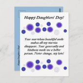 娘の日プレゼントのポストカード ポストカード (正面/裏面)