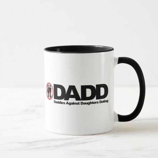 娘の日付を記入することに対するDADDのお父さん マグカップ (右)