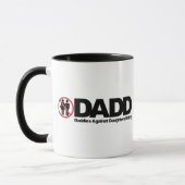 娘の日付を記入することに対するDADDのお父さん マグカップ (左)