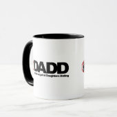 娘の日付を記入することに対するDADDのお父さん マグカップ (正面左)