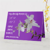 娘の日花の贈り物 カード (黄色い花)