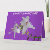 娘の日花の贈り物 カード (裏面)