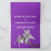 娘の日花の贈り物 カード (内部)