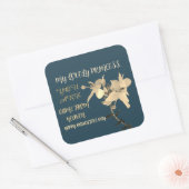 娘の日花の贈り物 スクエアシール (封筒)