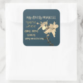 娘の日花の贈り物 スクエアシール (バッグ)