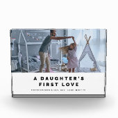 娘の最初愛父の日の写真のブロック フォトブロック (正面)