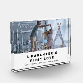 娘の最初愛父の日の写真のブロック フォトブロック (左)