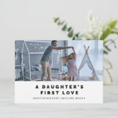 娘の最初愛父の日カード カード (スタンド正面)