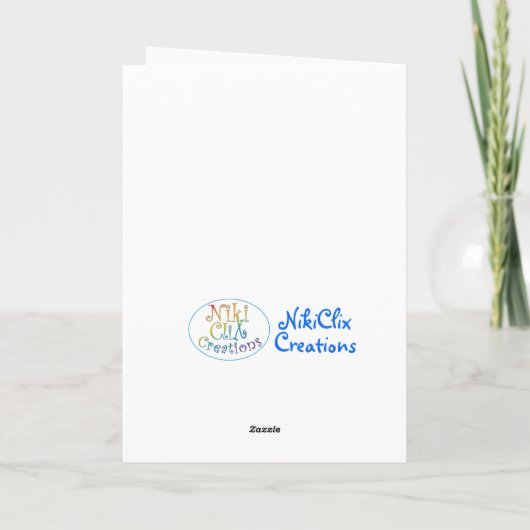 娘の期待ベビー カード (裏面)