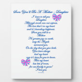 娘の期待1ベビー フォトプラーク (正面)