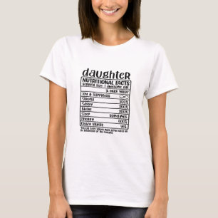 娘の栄養事実 Tシャツ