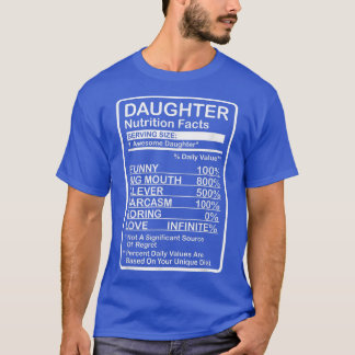 娘の栄養事実 Tシャツ