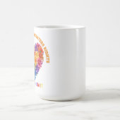 娘の権利が左右するように投票する コーヒーマグカップ (中央)