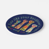 娘の権利が左右するように投票する ペーパープレート (アングル)