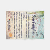 娘の毛布の毛布親愛布 フリースブランケット (正面(横))