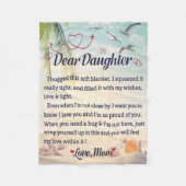 娘の毛布の毛布親愛布 フリースブランケット (正面)