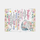 娘の毛布 フリースブランケット (正面(横))