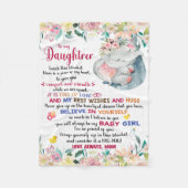 娘の毛布 フリースブランケット (正面)