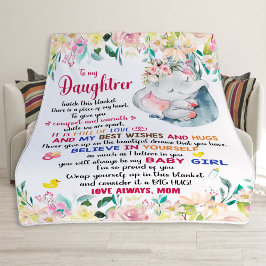 娘の毛布 フリースブランケット