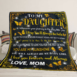 娘の毛布 フリースブランケット