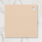 娘の洗礼メッセージカード フェイバータグ (裏面)